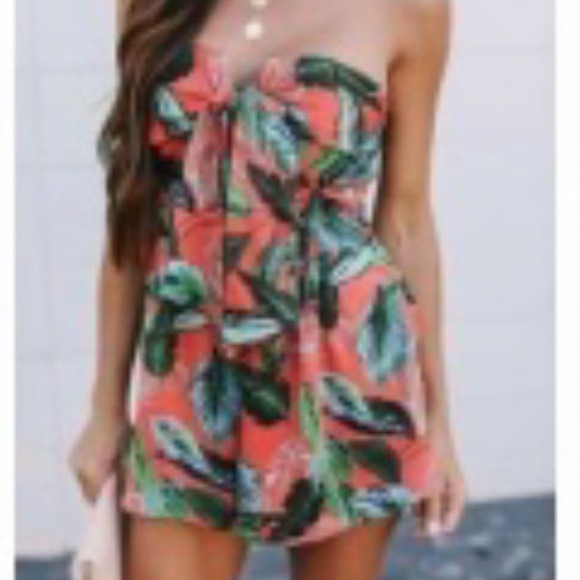 Vici Strapless Romper